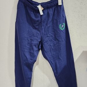 PINK Victoria's Secret Blue Jogger XL PINK  Logo New